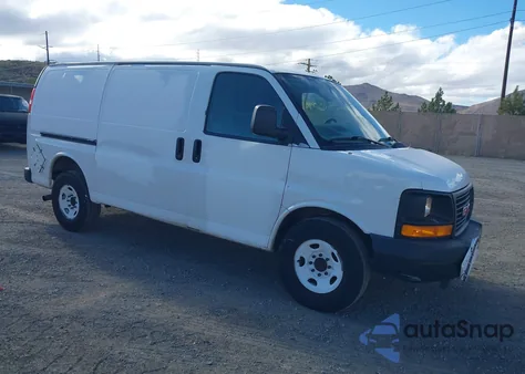 2012 GMC Savana 2500 Work Van z USA, uszkodzony, nr VIN 1GTW7FCA5C1141822